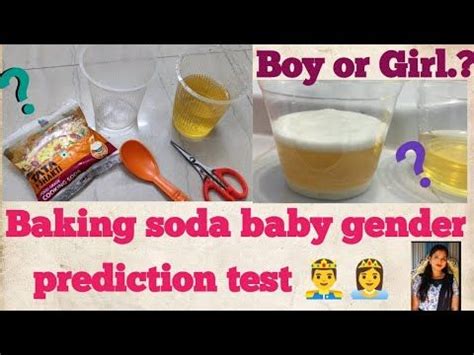soda test for gender|Baking Soda Gender Test: Accuracy and How to Read the .